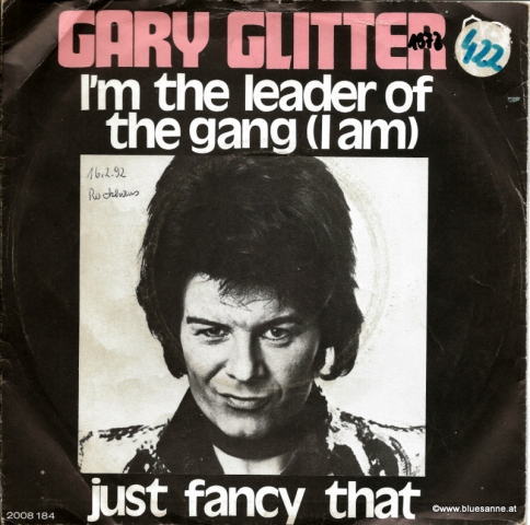 Gary Glitter ‎–I m The Leader Of The Gang 1973 Single