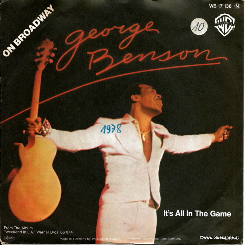 George Benson On Broadway 1978 Single