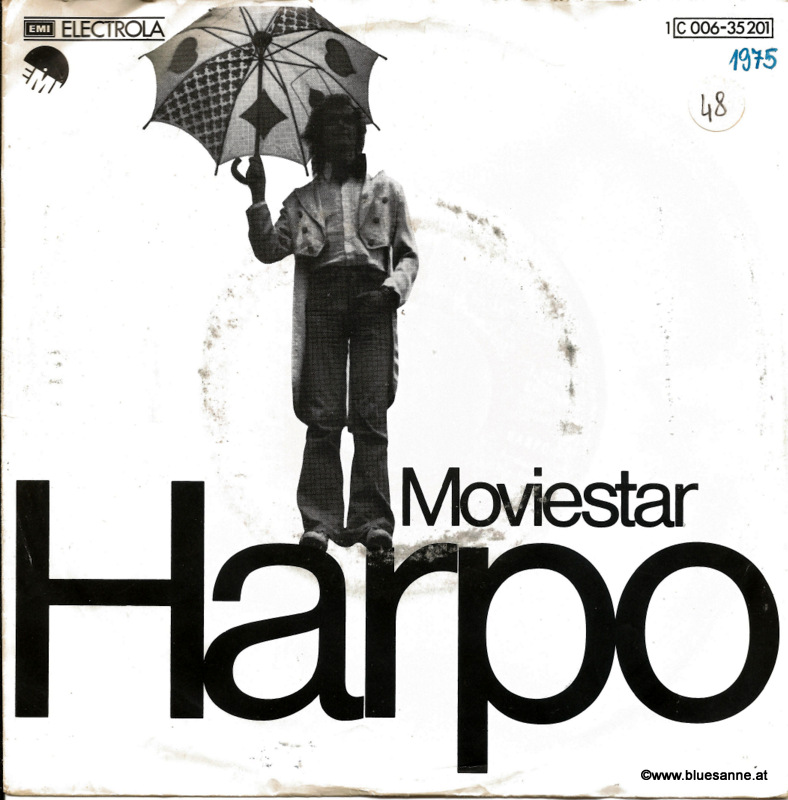 Harpo ‎– Moviestar 1975 Single