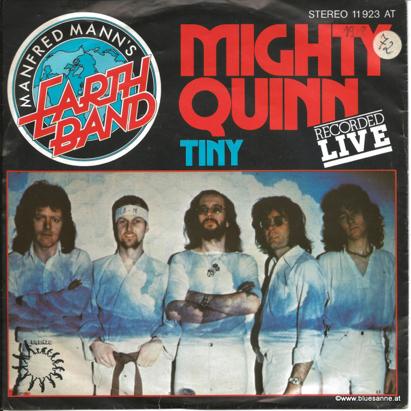 Manfred Mann;s Earth Band ‎– Mighty Quinn 1978 Single