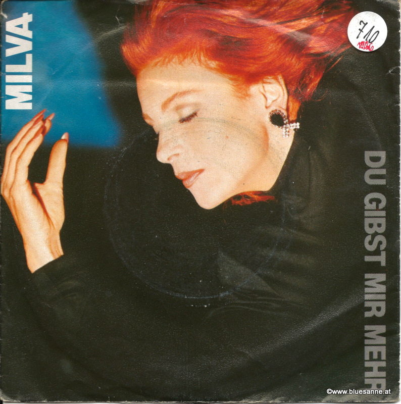 Milva ‎– Du gibst mir mehr 1986 Single