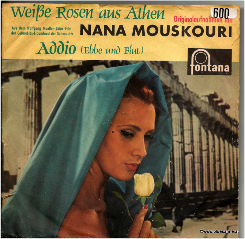 Nana Mouskouri Weiße Rosen aus Athen Single
