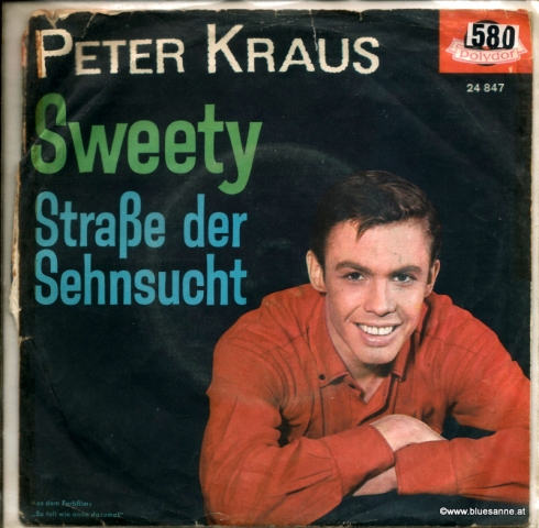 Peter Kraus ‎– Sweety  1962 Single