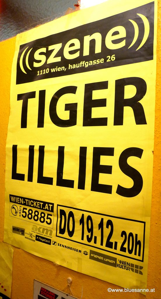 Tiger Lillies Plakat 2013