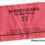 Einhtrittskarte Salzburg Arge Lesung Brödl Resetarits 1997