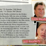 Stickerbuch Willi Resetraits + Lukas Resetarits Okt.2011