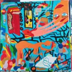 ARTI-Depressiva 10.02.-19.02.2025 40 x 40 cm Acryl auf Leinwand