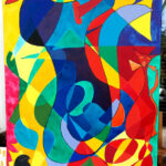 BluesanNE-O 11.03. - 13.08.2025 70 x 50 cm Mischtechnik auf Leinwand