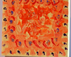 Audi 02.10.2014 7 x 7 cm Acryl + Varnish auf Leinwand + Staffel
