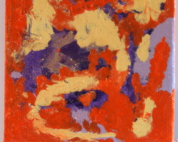 Gusta 02.10.2014 7 x 7 cm Acryl + Varnish auf Leinwand + Staffel