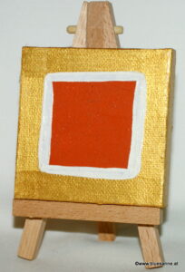 Terra-Quarter 22.09.2011 7 x 7 cm Acryl + Plaka + Varnish auf Leinwand + Staffel