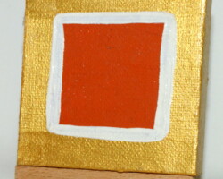 Terra-Quarter 22.09.2011 7 x 7 cm Acryl + Plaka + Varnish auf Leinwand + Staffel