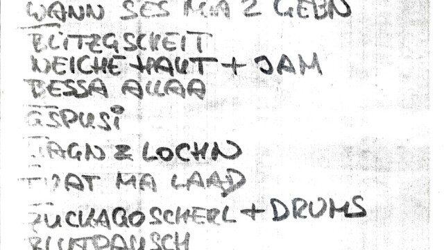 Set - List - unbekannt