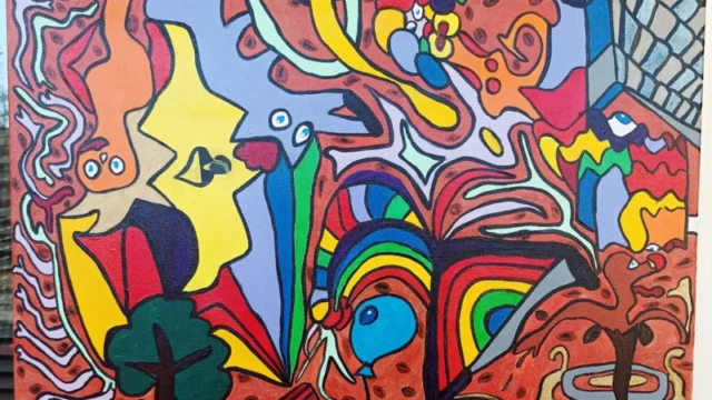 Coffein Village 18.02.-06.03.2025 58x58 cm Acryl auf Leinwand
Versteigert verkauft