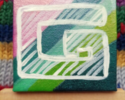 G 7x7 cm Acryl auf Leinwand 16.11.2025