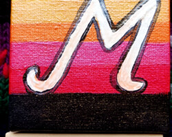 M 7x7 cm Acryl auf Leinwand + Staffel 16.11.2025