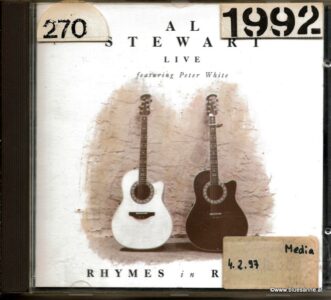 Al Stewart Live Featuring Peter White ‎– Rhymes In Rooms 1992
