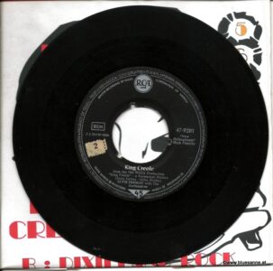 Elvis Presley With The Jordanaires ‎– King Creole 1958 Single