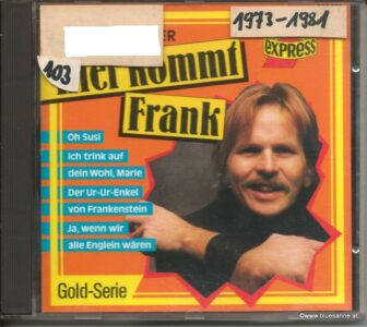 Frank Zander ‎– Hier kommt 1990 Frank