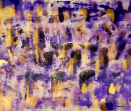G12 Acryl + Klarlack auf Papier 63 x 44 cm
