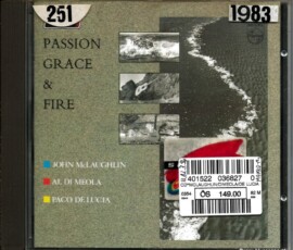 John McLaughlin, Al Di Meola, Paco De Lucia‎– Passion Grace &amp; Fire 1983