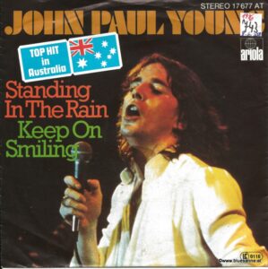 John Paul Young ‎– Standing In The Rain 1977 Single