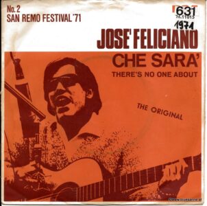 José Feliciano ‎– Che Sara'  1971
