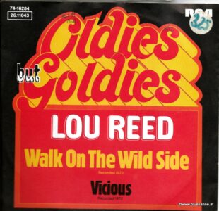 Lou Reed Walk on the wild side 1972 Single
