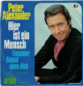 Peter-Alexander-Hier-ist-ein-Mensch-1970-Single