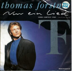 Thomas Forstner ‎– Nur ein Lied Single 1989
