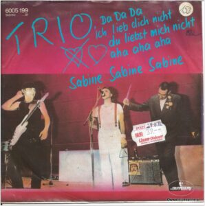 Trio Da Da Da 1982 Single