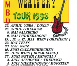 Wea is ea Tour 1998 - Bluesanne