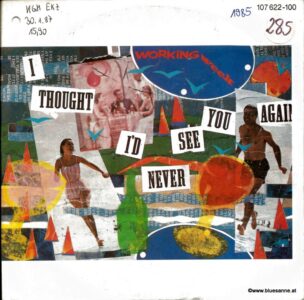 Working Week ‎– I Thought I'd Never See You Again 1985 Single