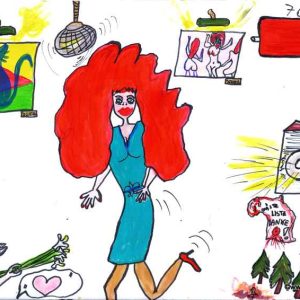 tanzen Bluesanne Karikatur