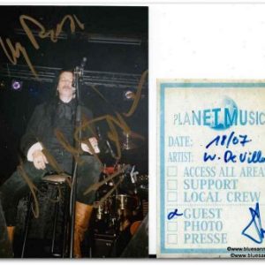 Autogramm Willy DeVille 2001