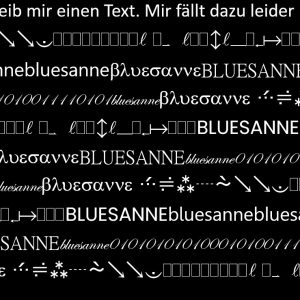 Was die KI über Bluesanne “sagt”